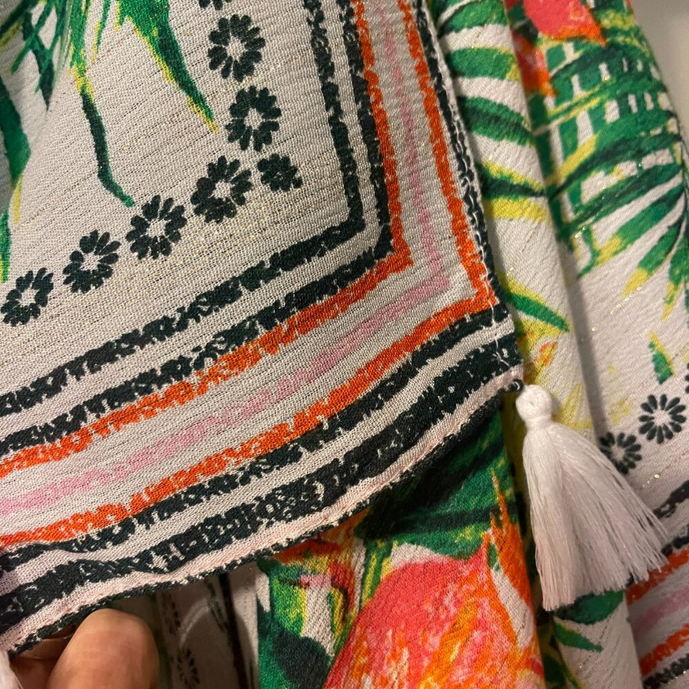 NWT Vince Comuto Tropical Print Duster/Cover Up - Picture 10 of 12